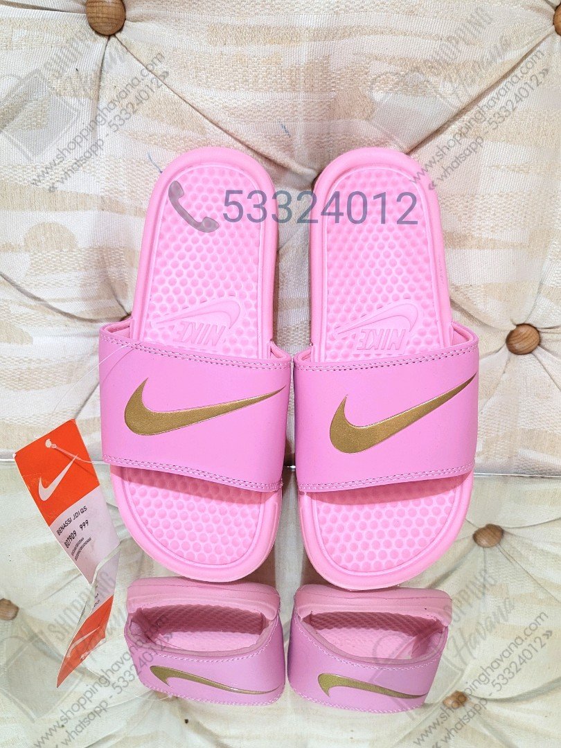 nike benassi rosa